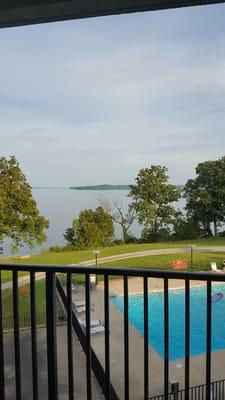 View from my balcony looking at KY Lake