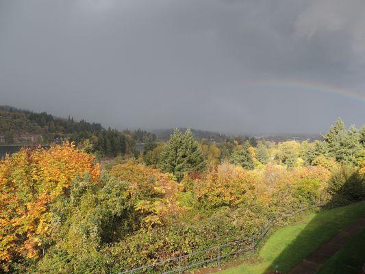 Balcony views at The Bluffs