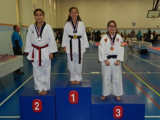 Gold in forms at Norfolk tournament for Miss Laila