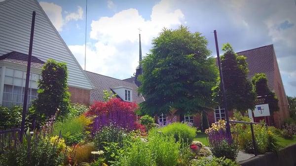 The lovely garden at St Paul's.