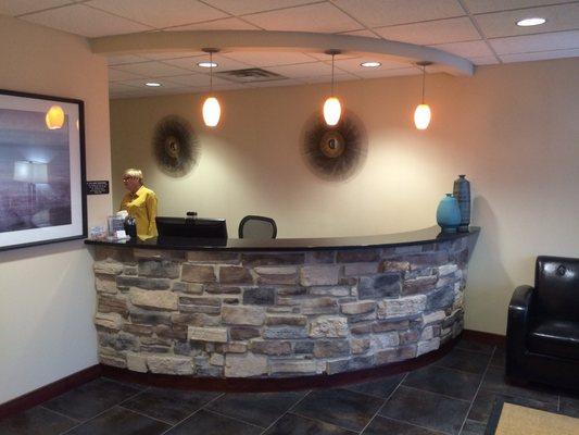 Reception area