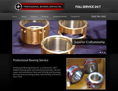 Local Website Design: www.professionalbearing.com