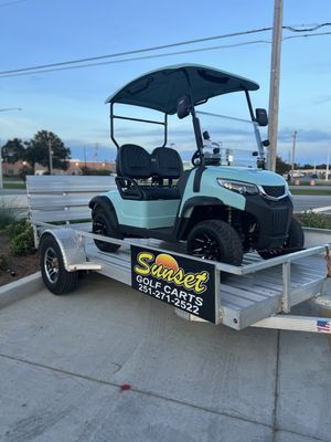 EZ KRUISER Aqua 2 passenger golf cart $5,995