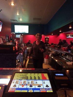 Our favorite bartender Donna. Go see her sometime