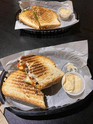 Awesome Vege Paninis, Mediterranean and Roasted Vegetables.