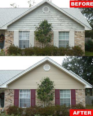 Vinyl Siding Contractor located in Pace Florida Servicing the Gulf Coast Area.