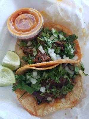 Authentic Mexican Street Tacos at Tacos El Huracan