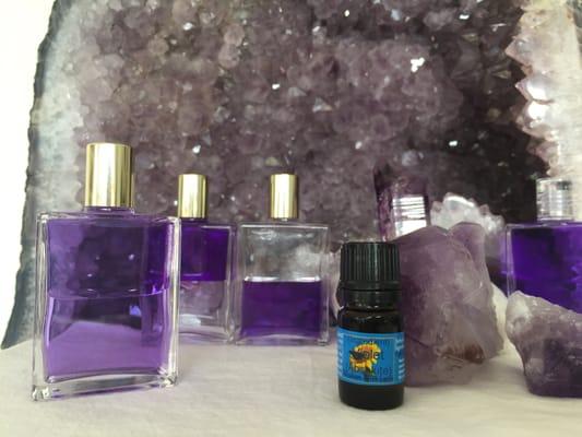 Color and Aromatherapy with the crystal caves for high vibration.