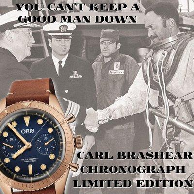 Oris Carl Brashear Chronograph Limited Edition 01 771 7744 3185-Set LS