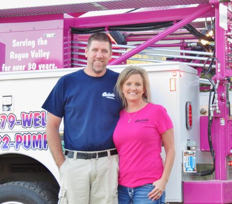 Jeff & Tami Hollenbeck Owners Quinn's Well Pump & Filtration Service