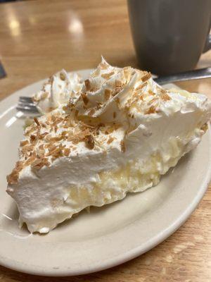 Coconut cream pie