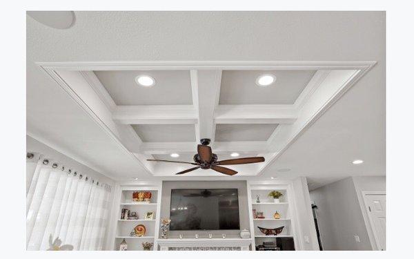 New coffered ceilings