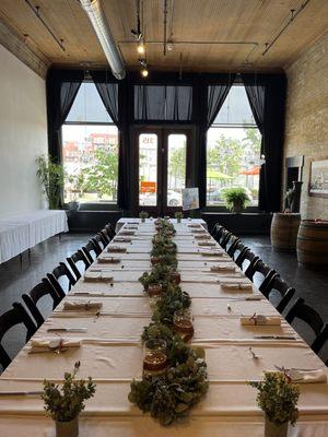 Our private dining room is waiting for you!