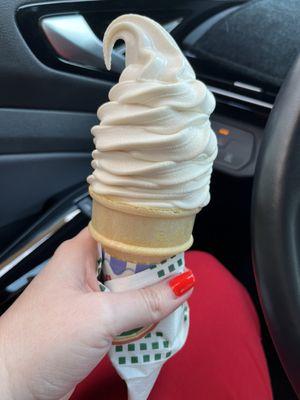 Vanilla cone