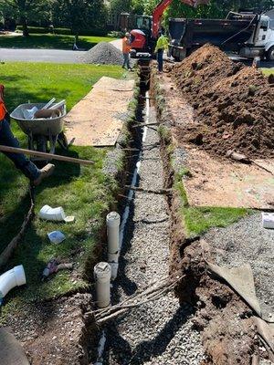 Full sewer line replacement in englewood.