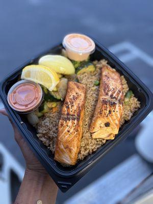 Lemon pepper salmon