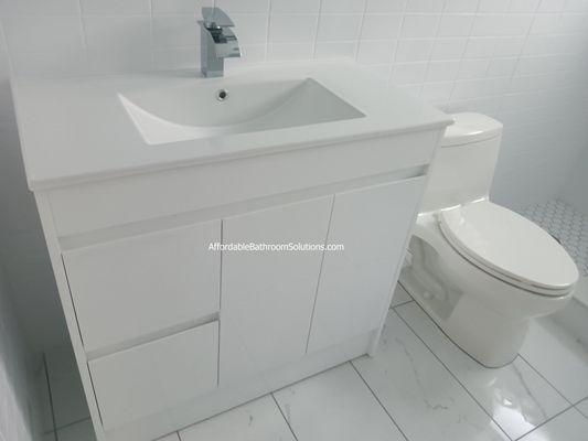 Bathroom Vanity Installation