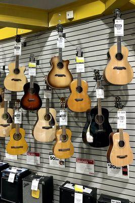 Part of the Acoustic Guitar Selection