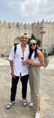 Kaleb & Jeanine in Jerusalem