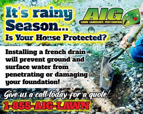 Need drainage give us a call