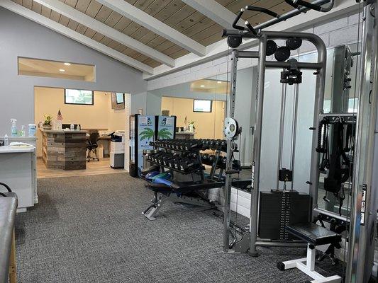 Full gym area for functional training