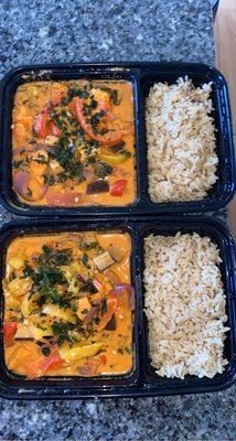 Red Thai Curry with Brown Rice