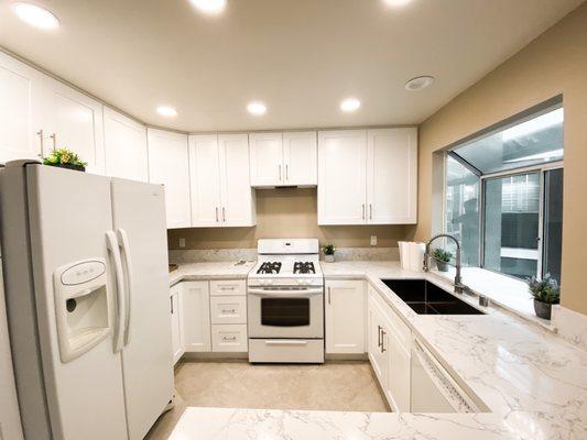 Remodeled kitchen