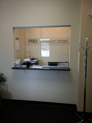 Front desk at the Haverhill MA Professional Physical Therapy clinic