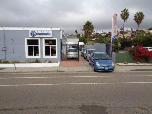 The front of our building, located at 1155 Morena Blvd. San Diego Ca. 92110 - Affiliated with Bay Park Motor Group