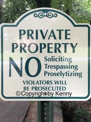 Private Property