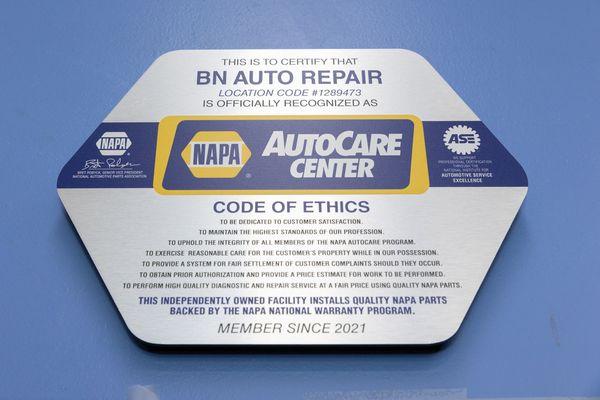 NAPA Auto Care Center