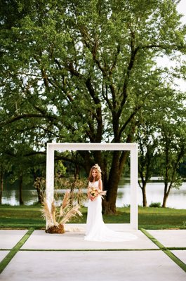 Magical outdoor ceremony space. Photo: Tanner Burge