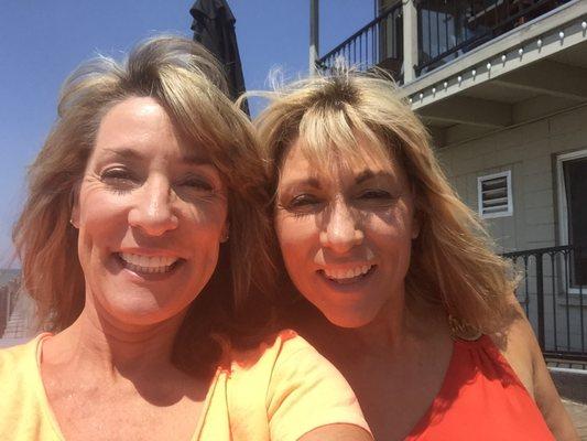 Me and my sister, Shari, at Lake Tahoe. (and no, we are not twins!)