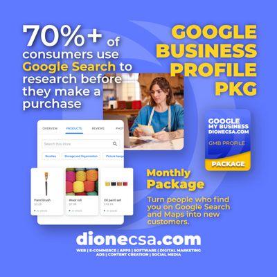 Great package to increase your online presence and connect with your clients and prospects. 
 ---- https://bit.ly/DCSA_BP