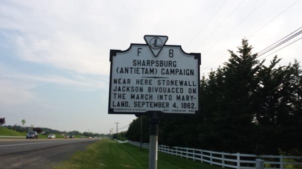 Sharpsburg Antietam Campaign Historic Marker