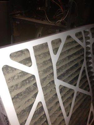 Another dirty furnace filter.