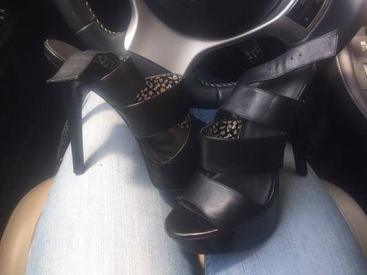 Just picked up my favorite heels that Oscar made beautiful again.