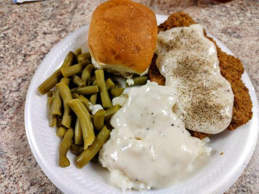 Chicken fried steak, amazing!!!