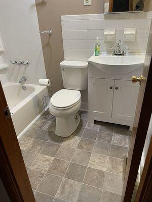 Do you need a bathroom remodeled?  We do that too!