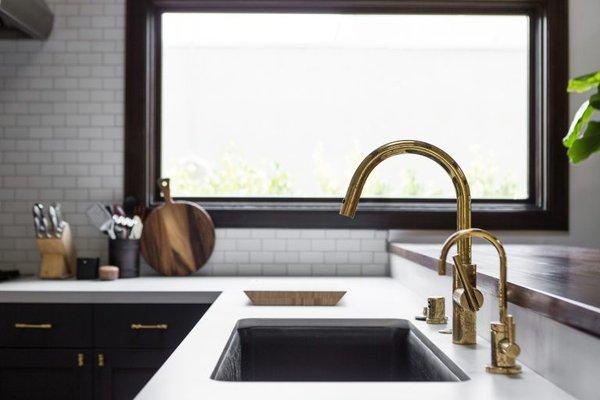 The East Linear faucet from Newport Brass.