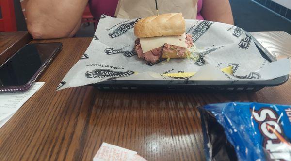 Small Roast Beef & Swiss Sub