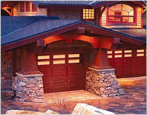 Designer Fiberglass Garage Doors