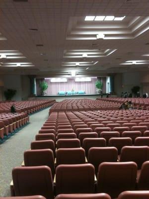 Inside our beautiful assembly hall :)