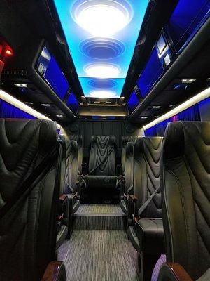 12 Passenger Sprinter Interior