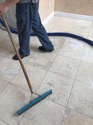 Tile cleaning