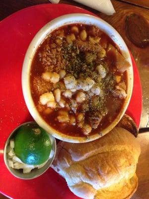 Menudo on Sunday's. Delicious.