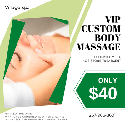 Village Spa
 430 N Easton Rd, Glenside, PA 19038
 Call us at 267-966-8601