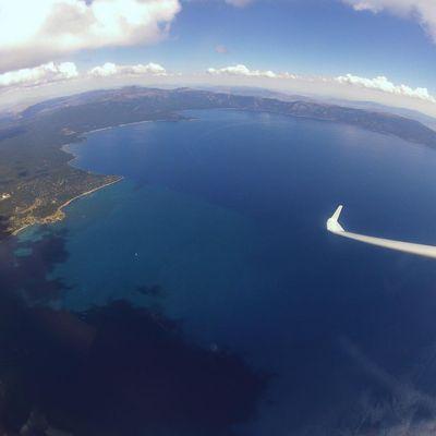 Over Lake Tahoe