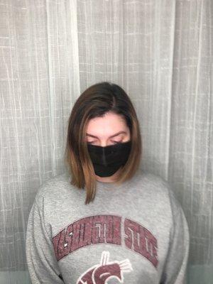 sleek cut color by Tatiana