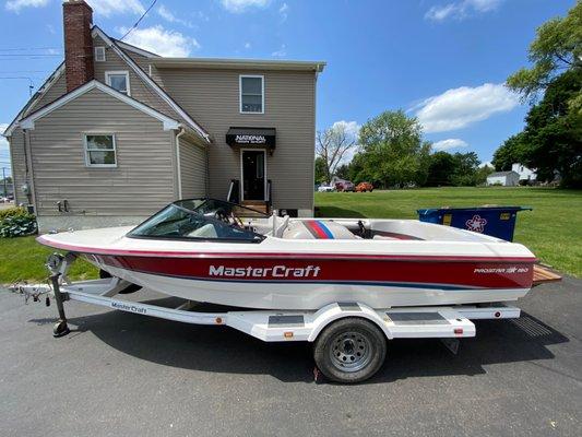 Two Layer High Performance Vinyl Boat Lettering